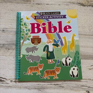 ♦️4/$25 NEW Brain Games Sticker by Number: Bible